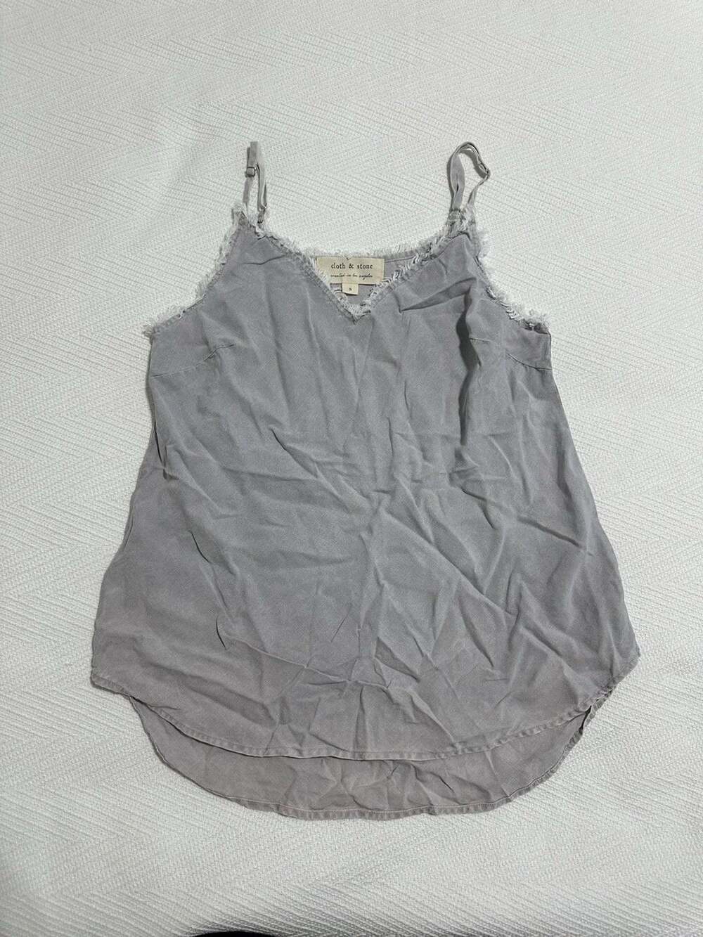 Cloth & Stone Anthropologie Tank Top Womens Stone Wash Light Size S